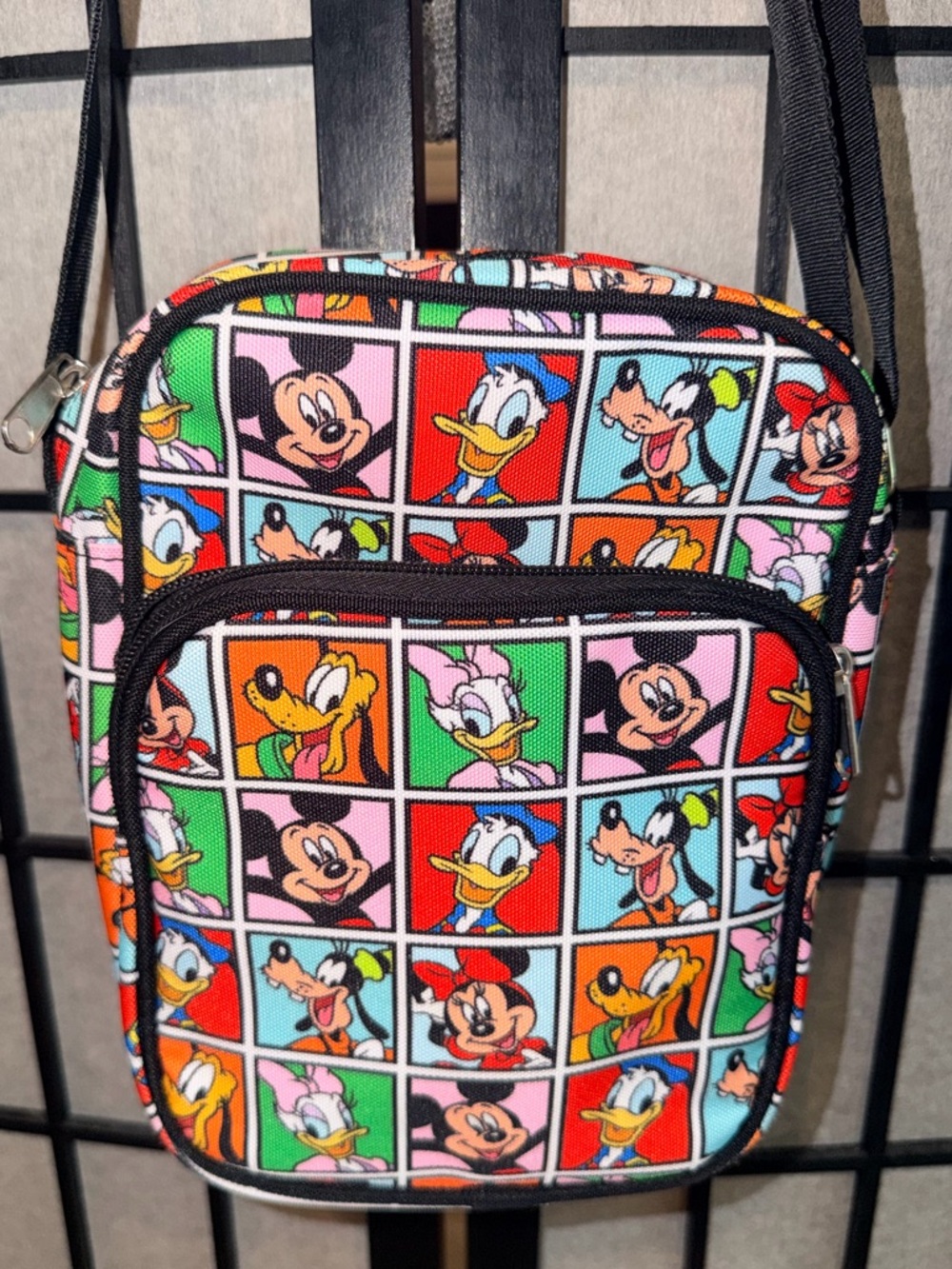 Walt Disney World messenger bag purse multicolor with characters